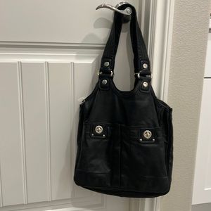Marc Jacobs Black Leather Shoulder Bag